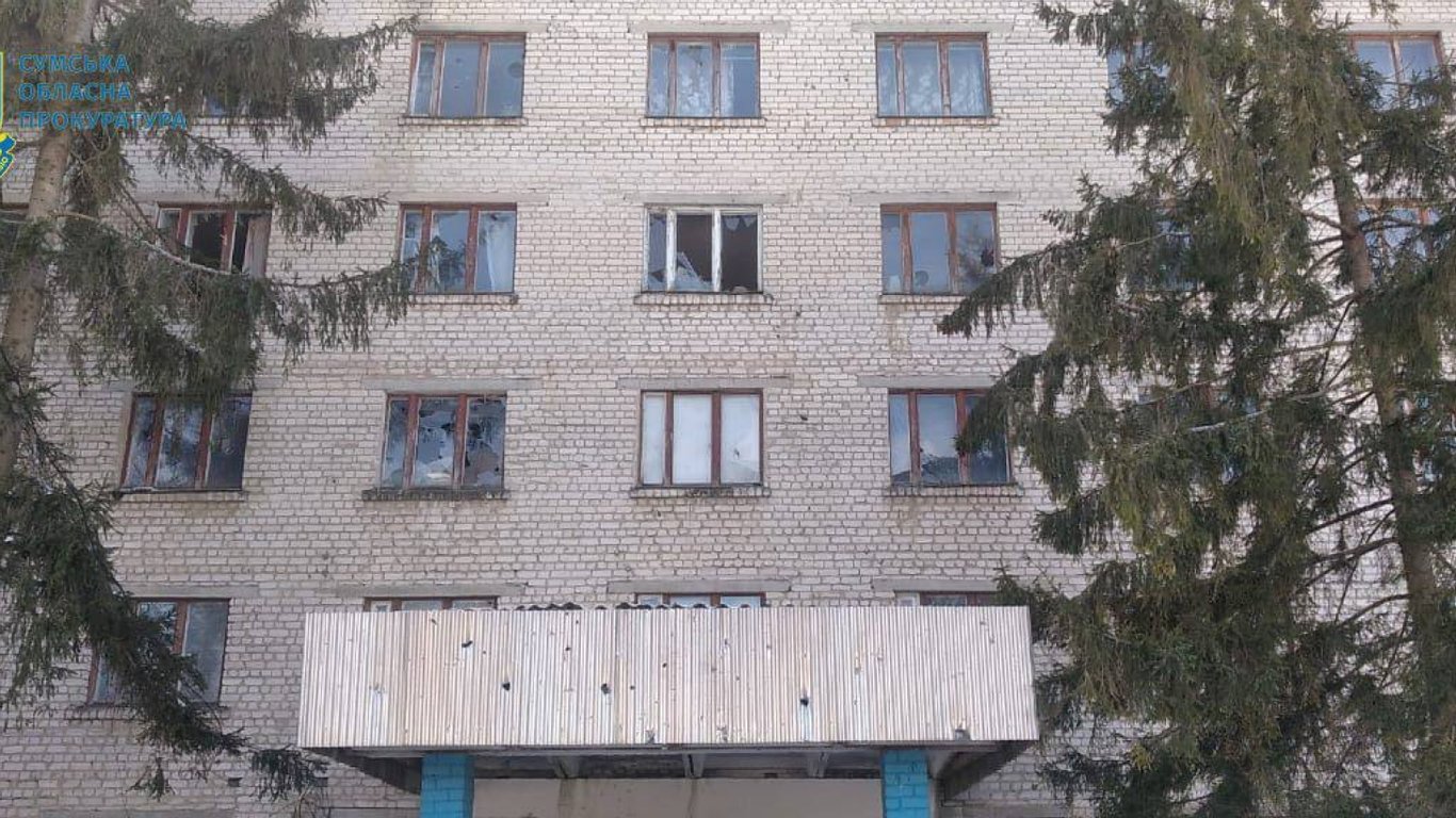 Прокуратура начала расследование из-за обстрела оккупантами общежития в Сумской области