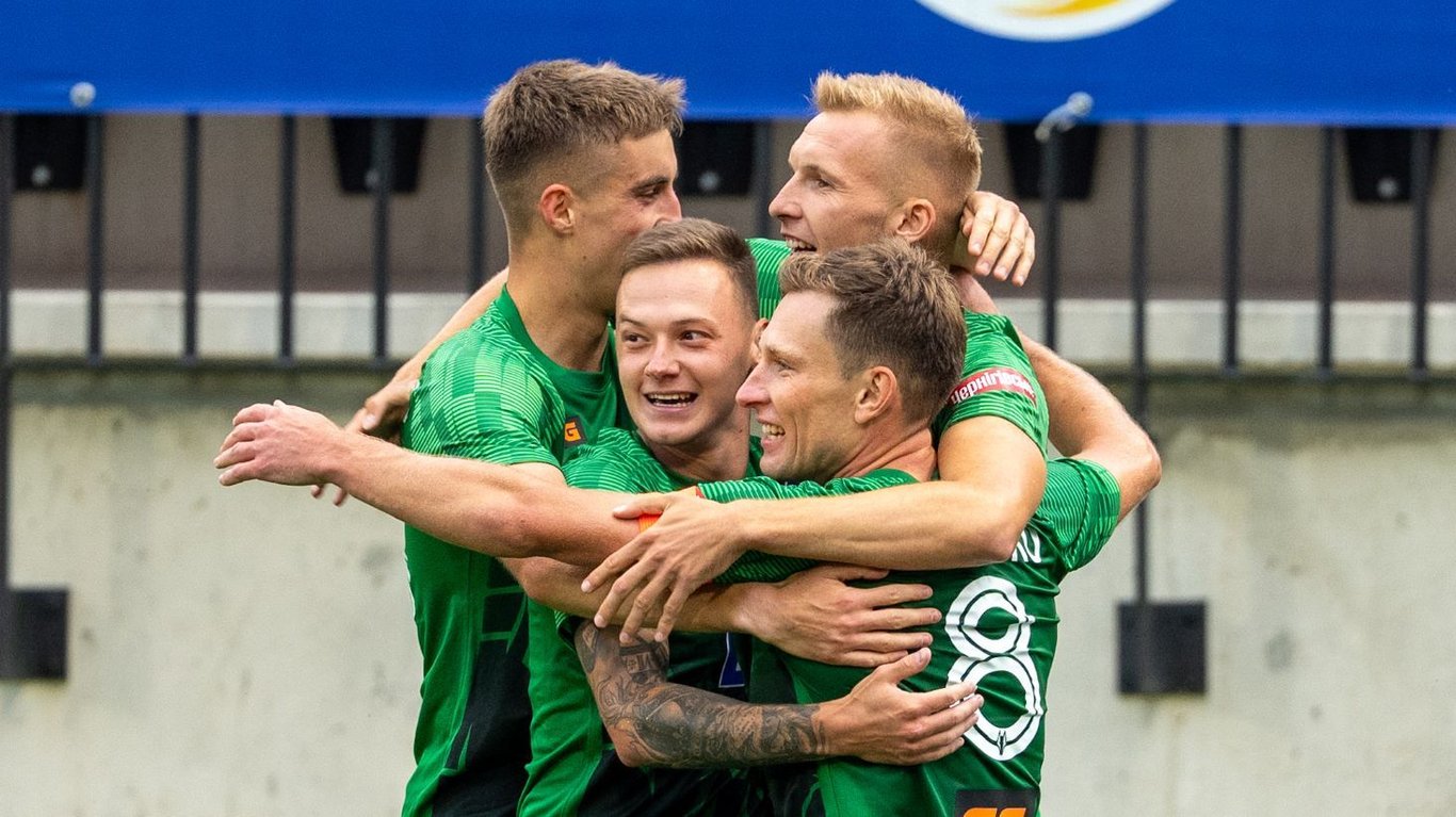 Игроки Полесья Житомир