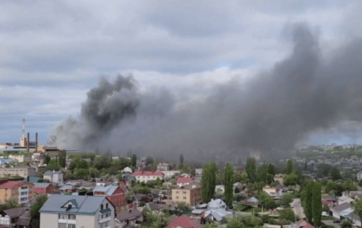 Пожар в Воронеже