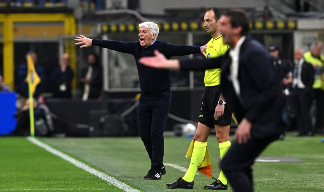 Джан Пьеро Гасперини в матче Интера с Ромой 5 апреля 2026 года