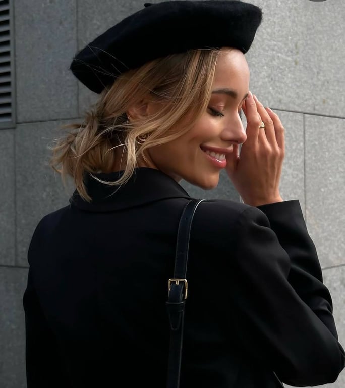 Стильний варіант головного убору на зиму