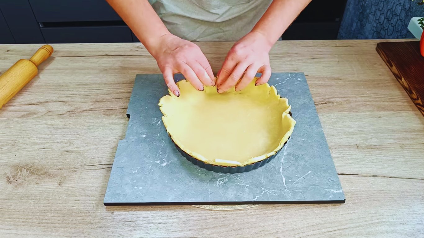 рецепт кіша на пісочному тісті