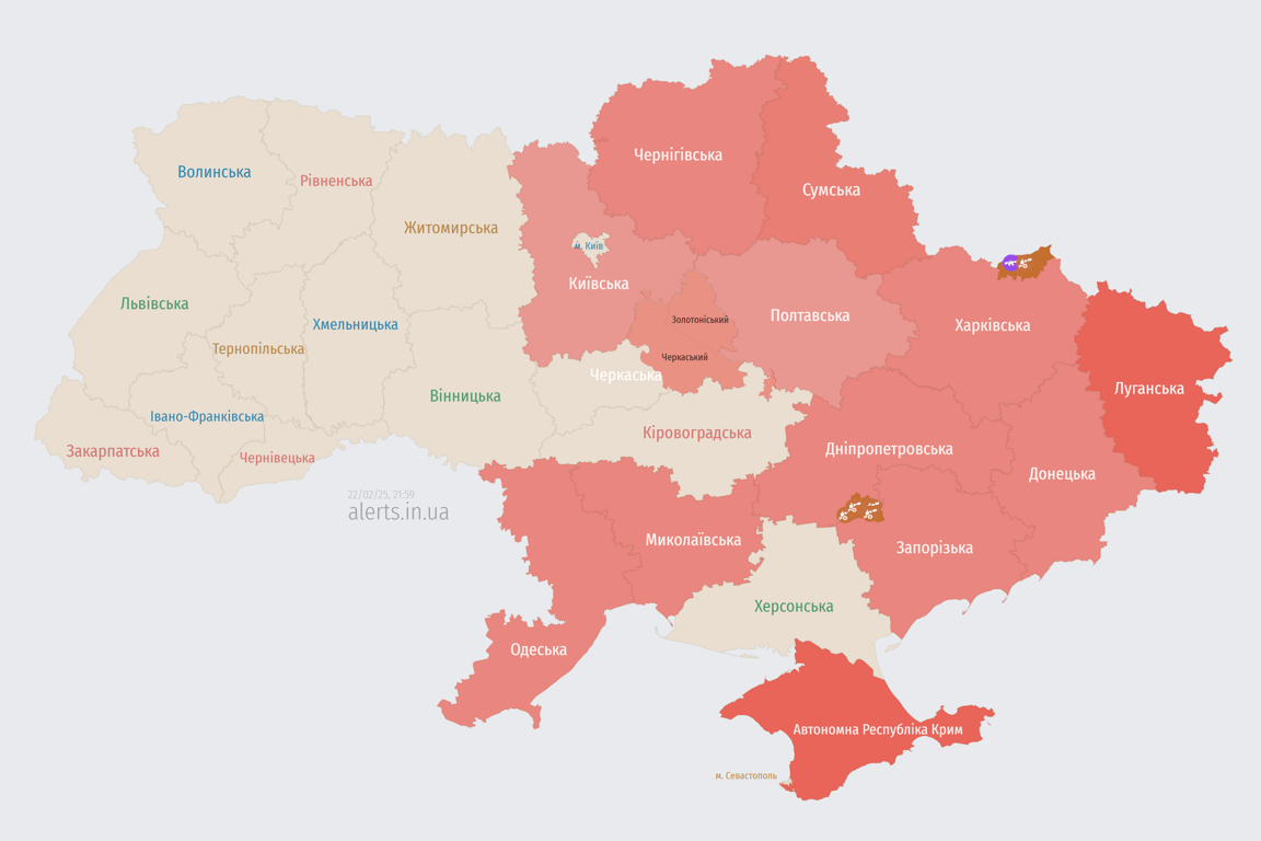 Атака на Одесу 22 лютого