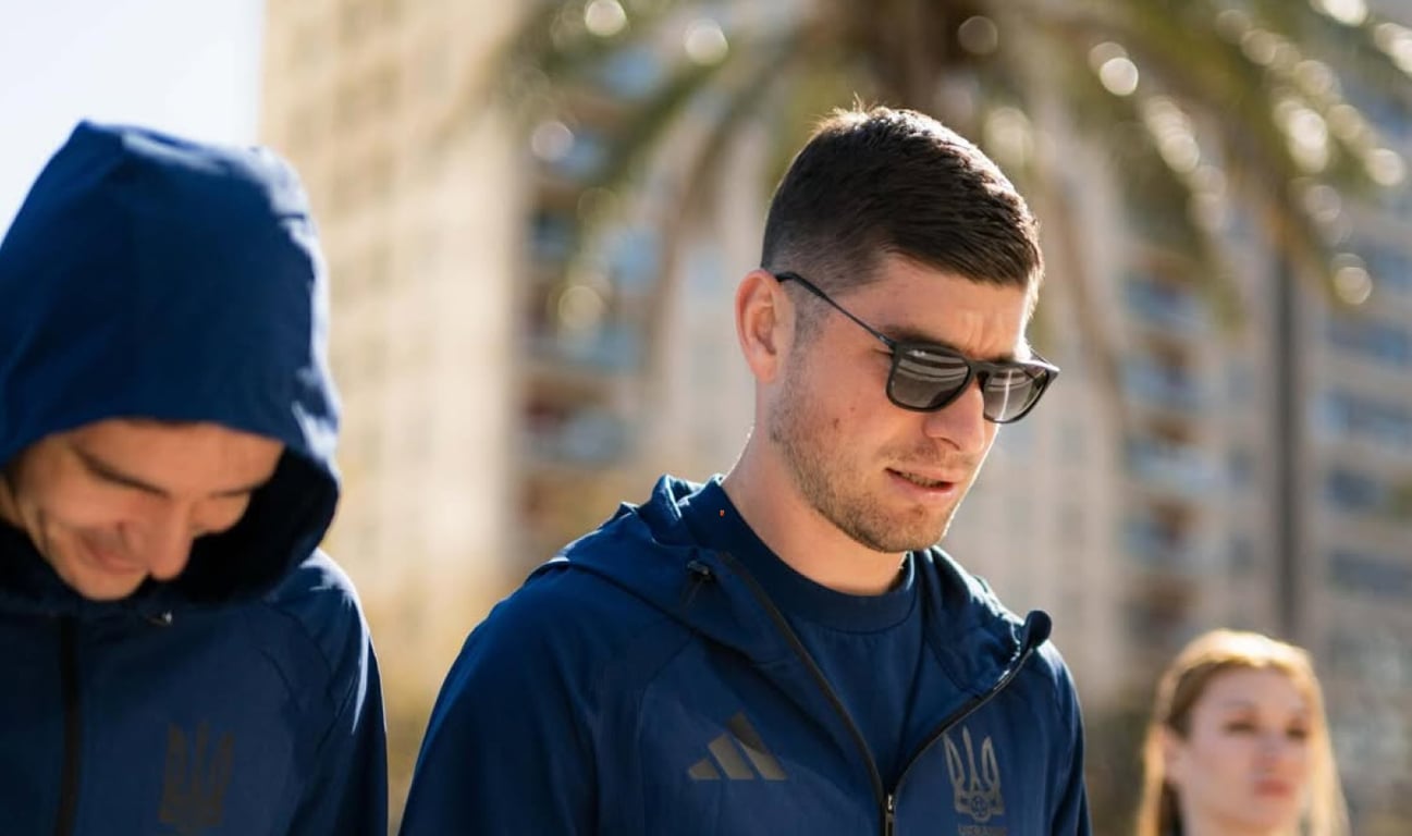 Руслан Малиновский в лагере сборной Украины 26 марта 2026 года