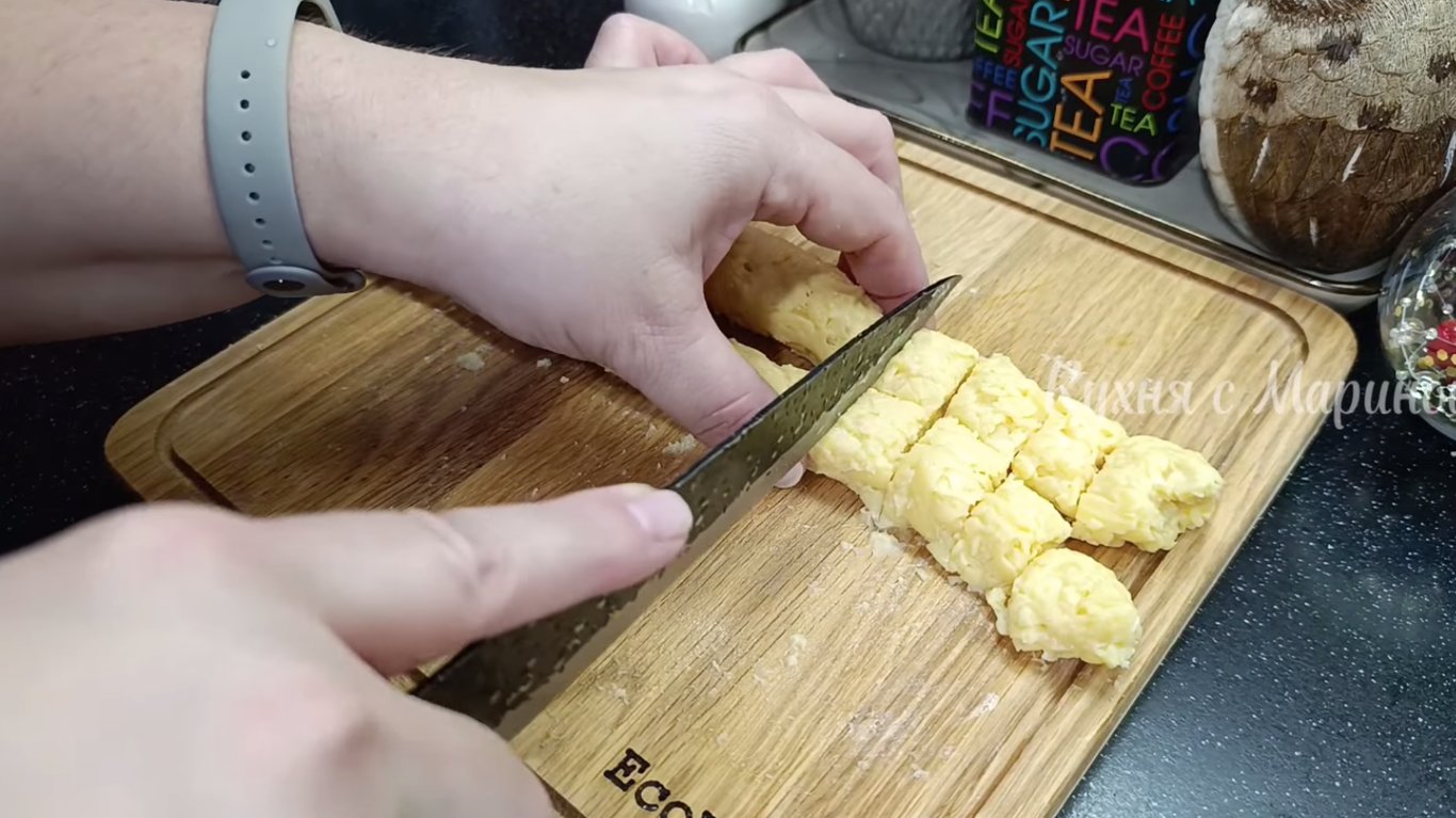 курячий суп з сирними галушками