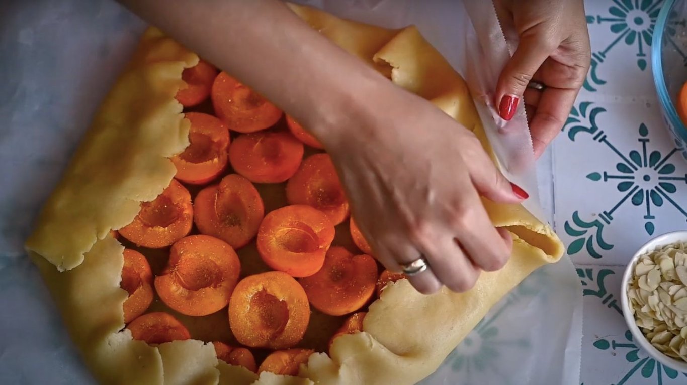 быстрый рецепт галеты с абрикосами 