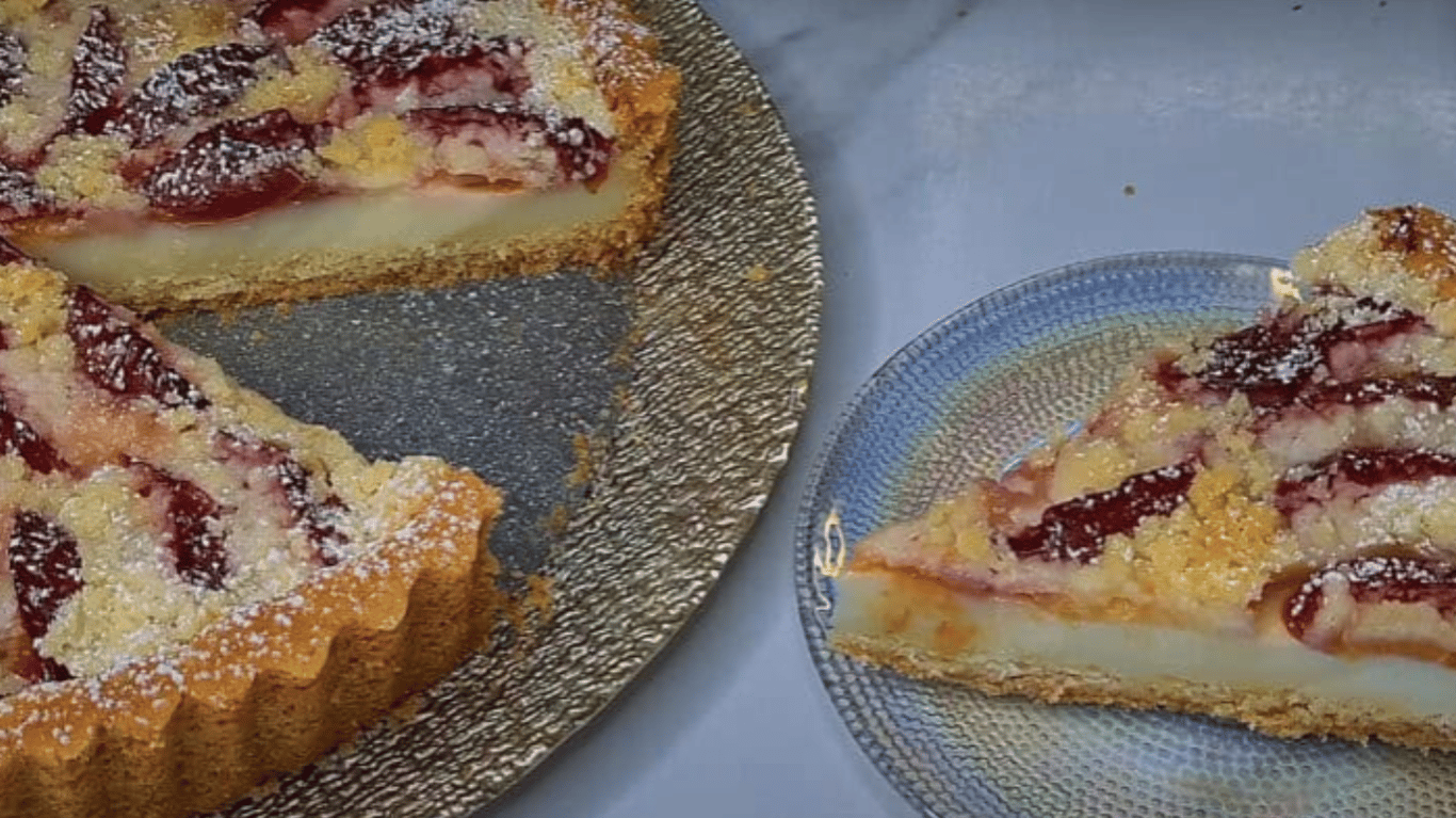 аромтаний рецепт пирога зі сливами