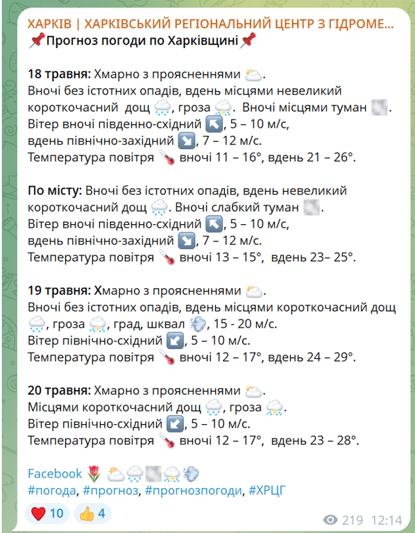 Харків накриють грози та шквальний вітер: погода на завтра - фото 1