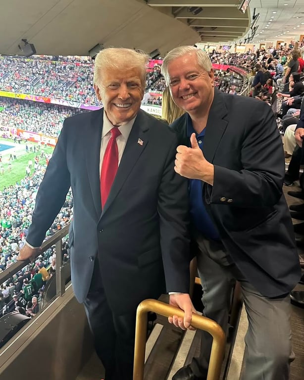 Дональд Трамп та Ліндсі Грем