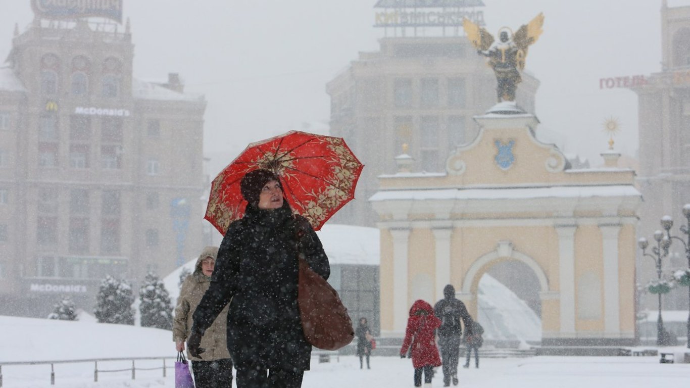 Прогноз погоди в Україні та Києві 11 січня — де пройдуть снігопади