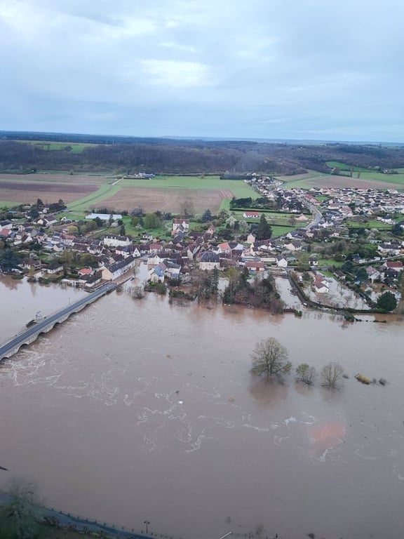 Повінь в Монморійоні у Франції