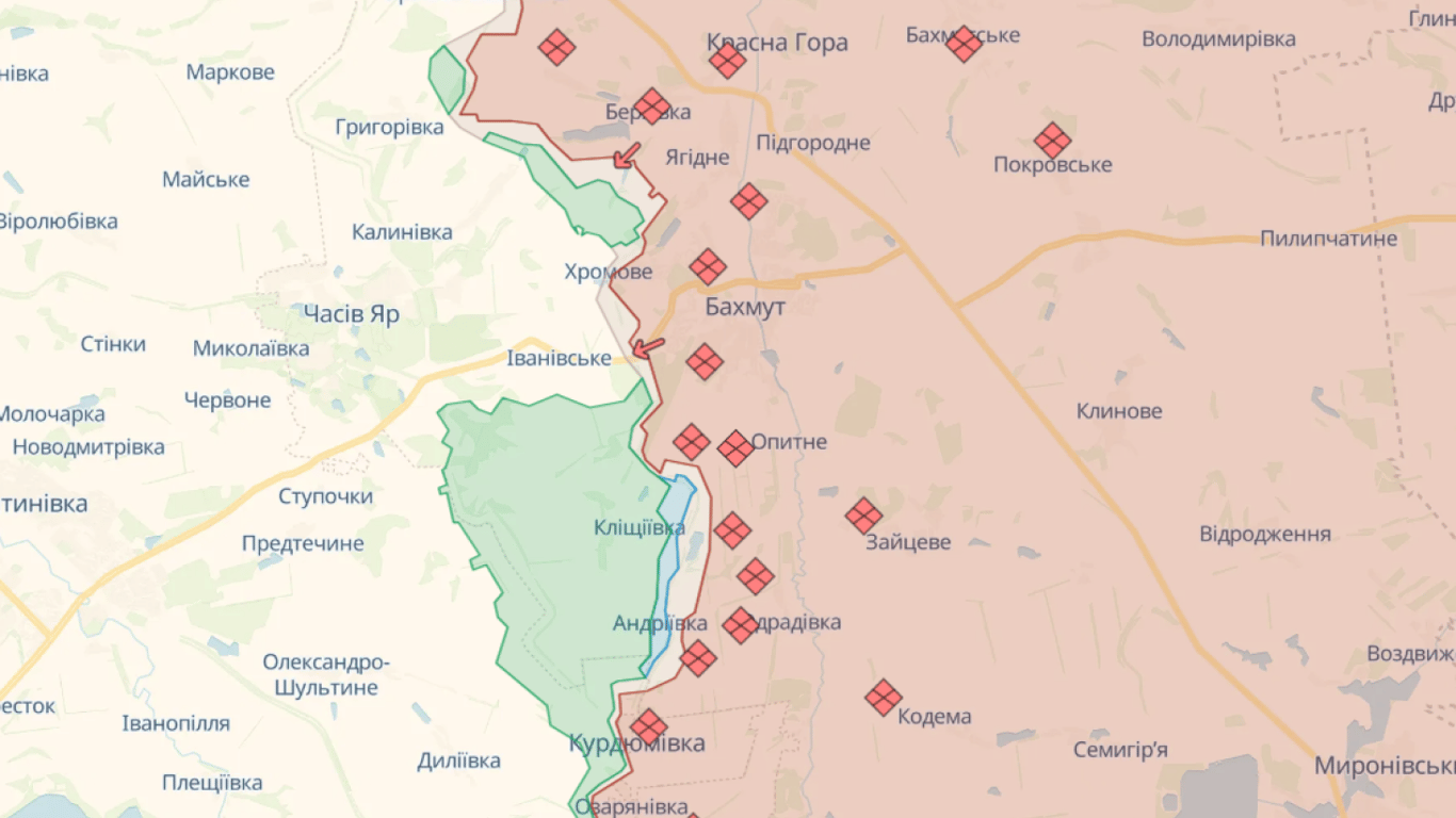 Карта бойових дій в Україні онлайн сьогодні, 11.11.2023 — DeepState, Liveuamap, ISW