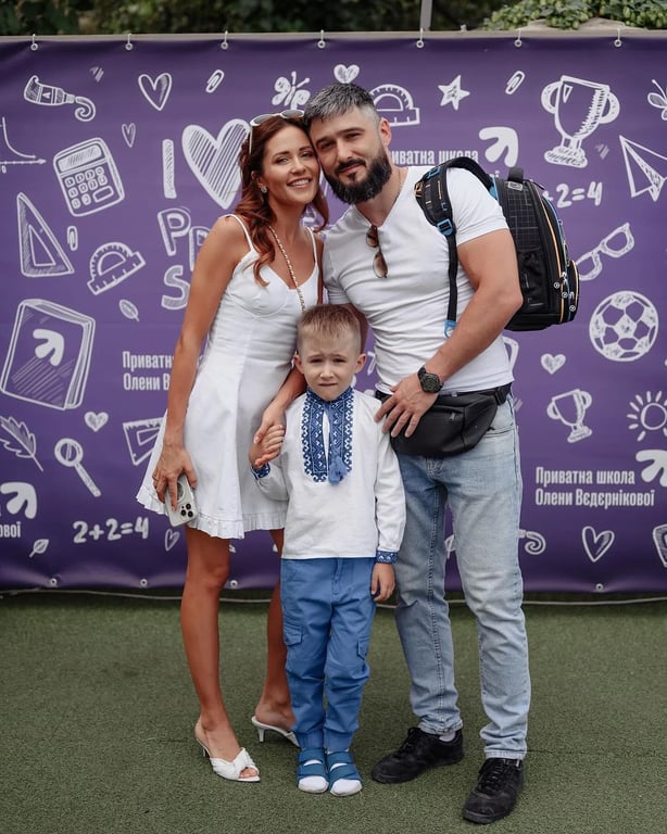Наталья Денисенко с любимым и сыном