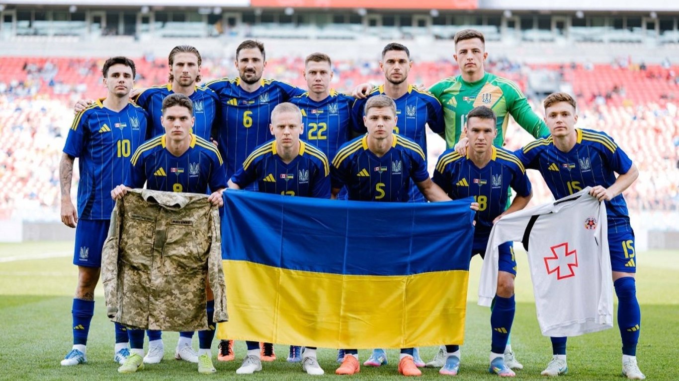 Игроки сборной Украины