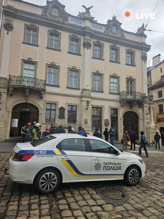 Пожежа у центрі Львова 17 березня