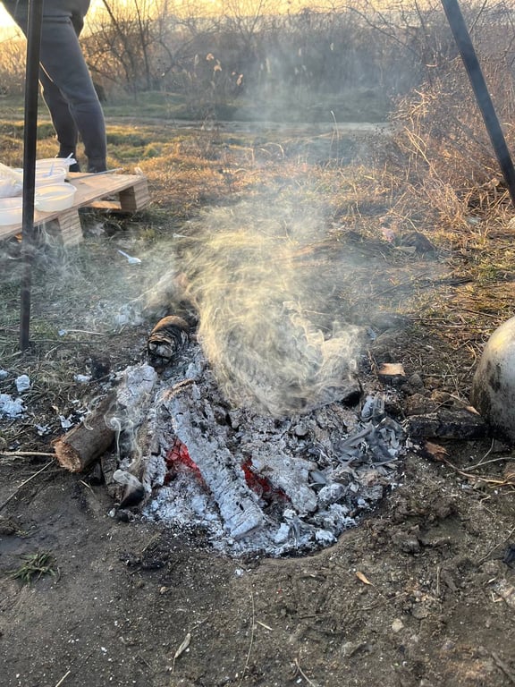 Багаття на березі Куяльника