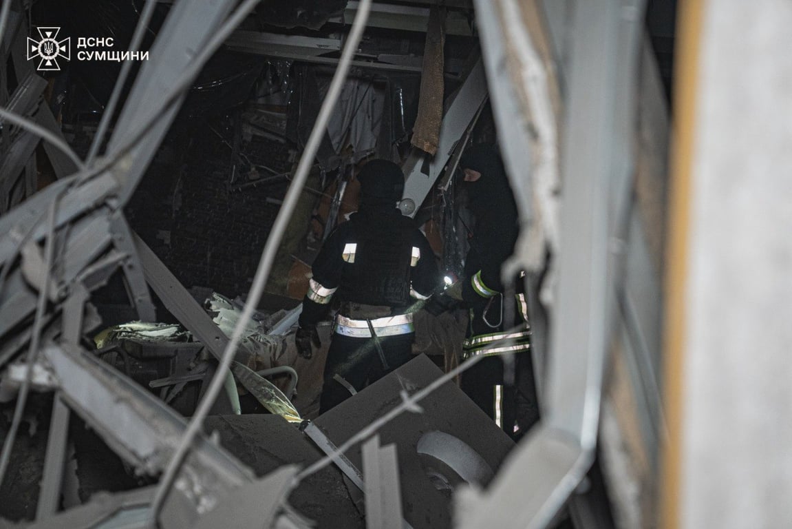 Авіаційний обстріл Сум 13 січня