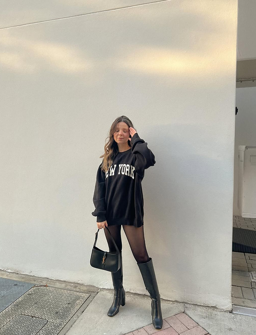 Oversized sweater outfit ideas