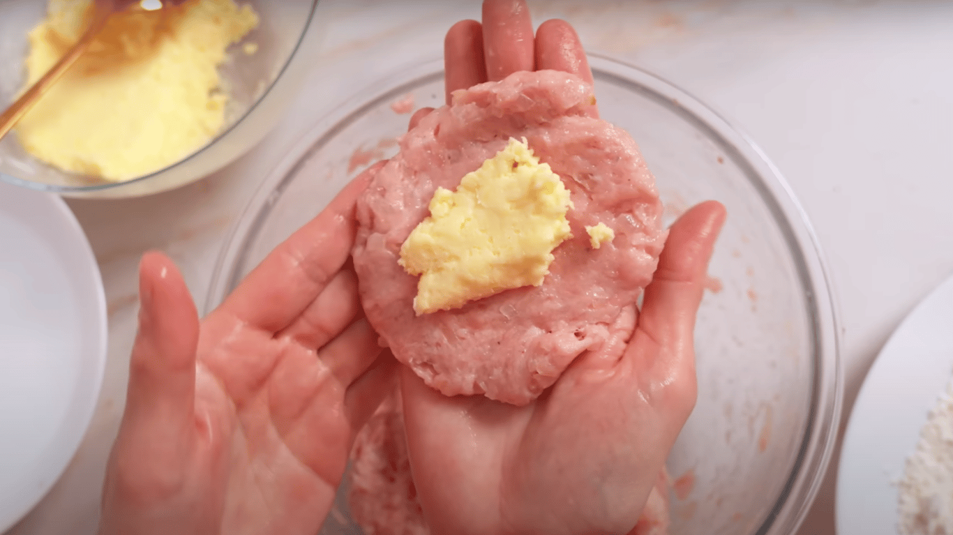 котлети з сиром в середині 