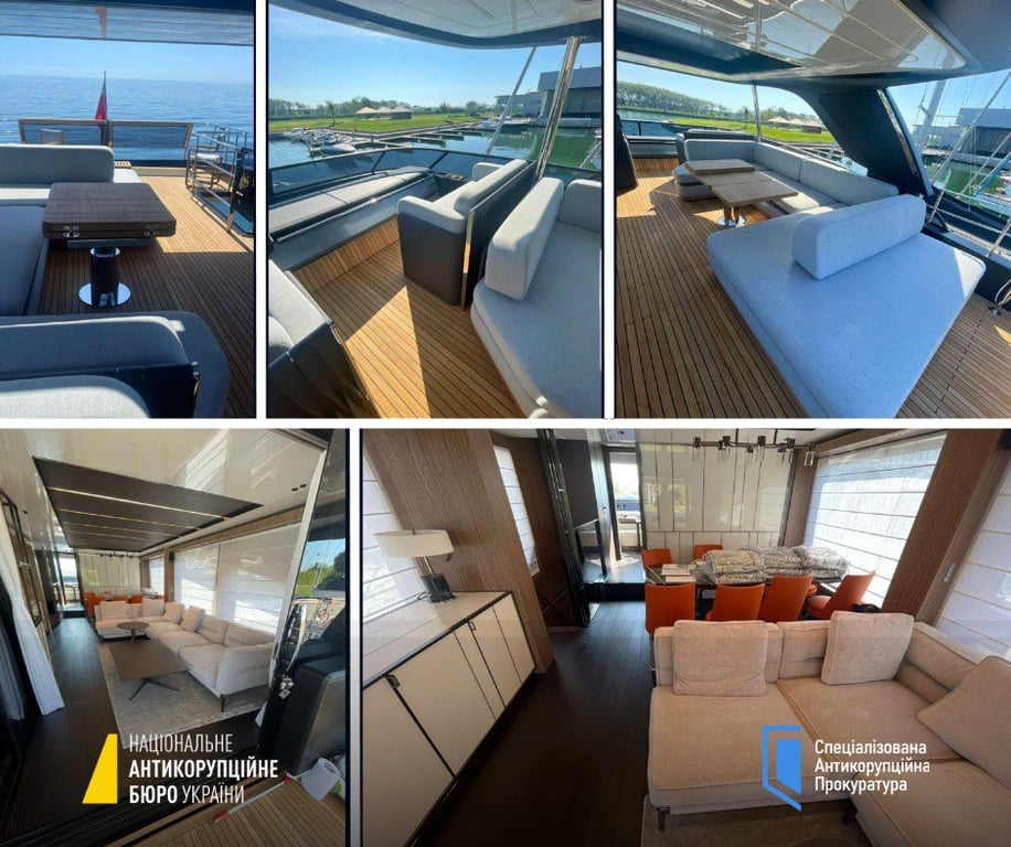 Правоохоронці в Італії арештували яхту українського посадовця