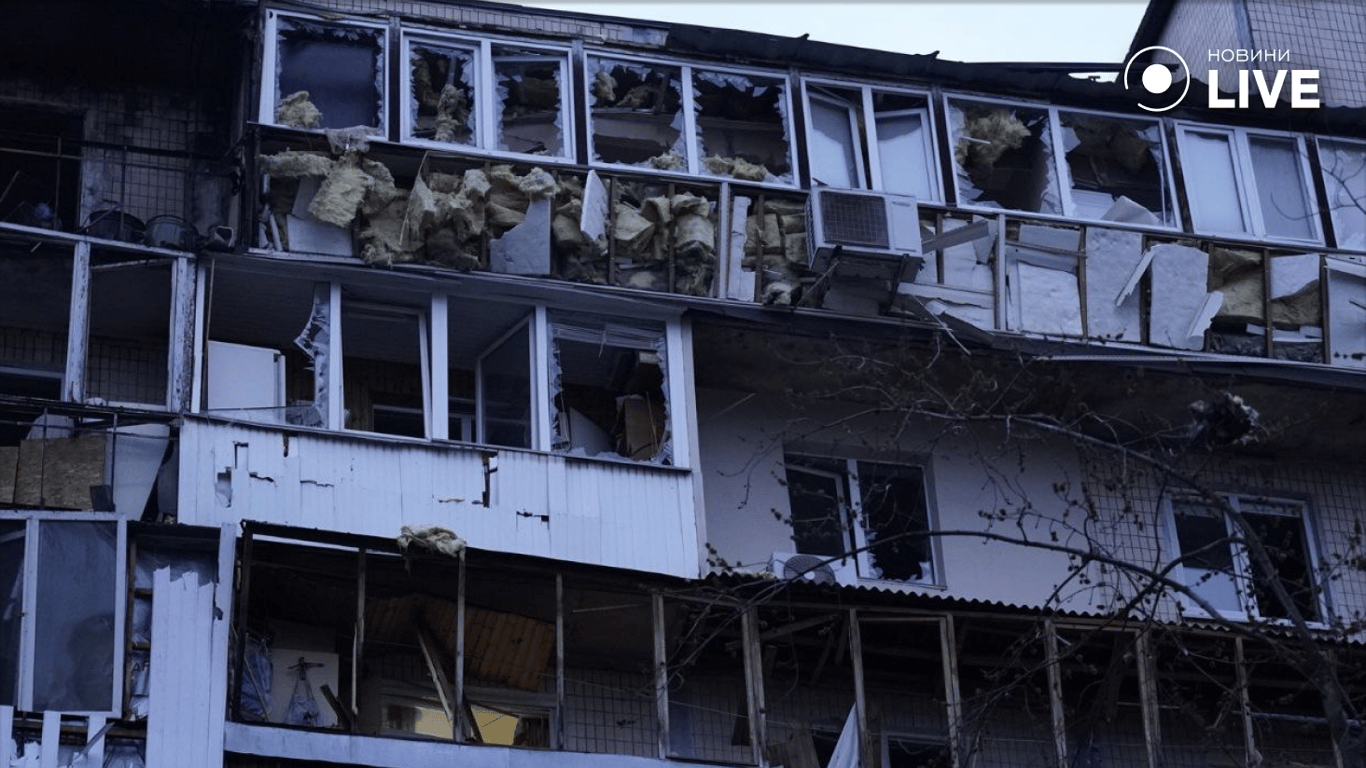 Наслідки обстрілу Києва 23 березня