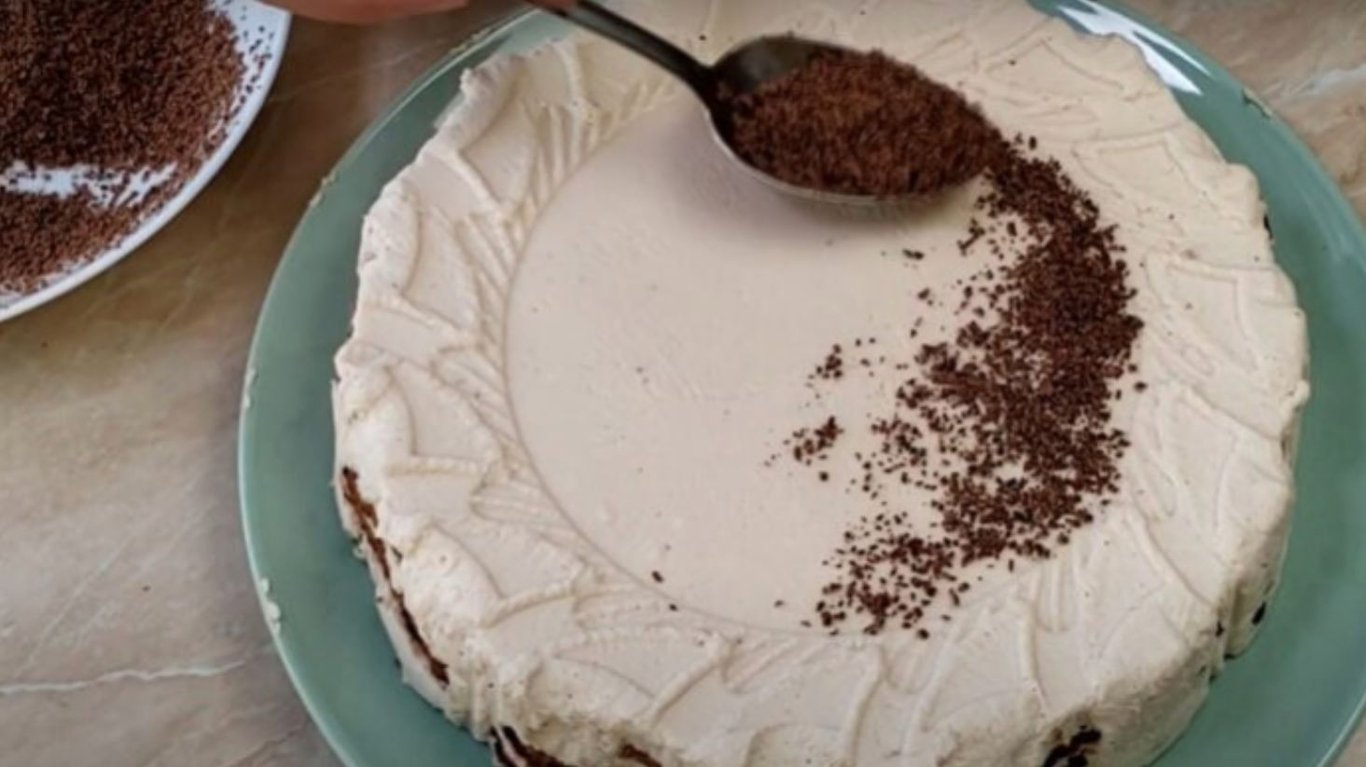 рецепт торта без випічки 