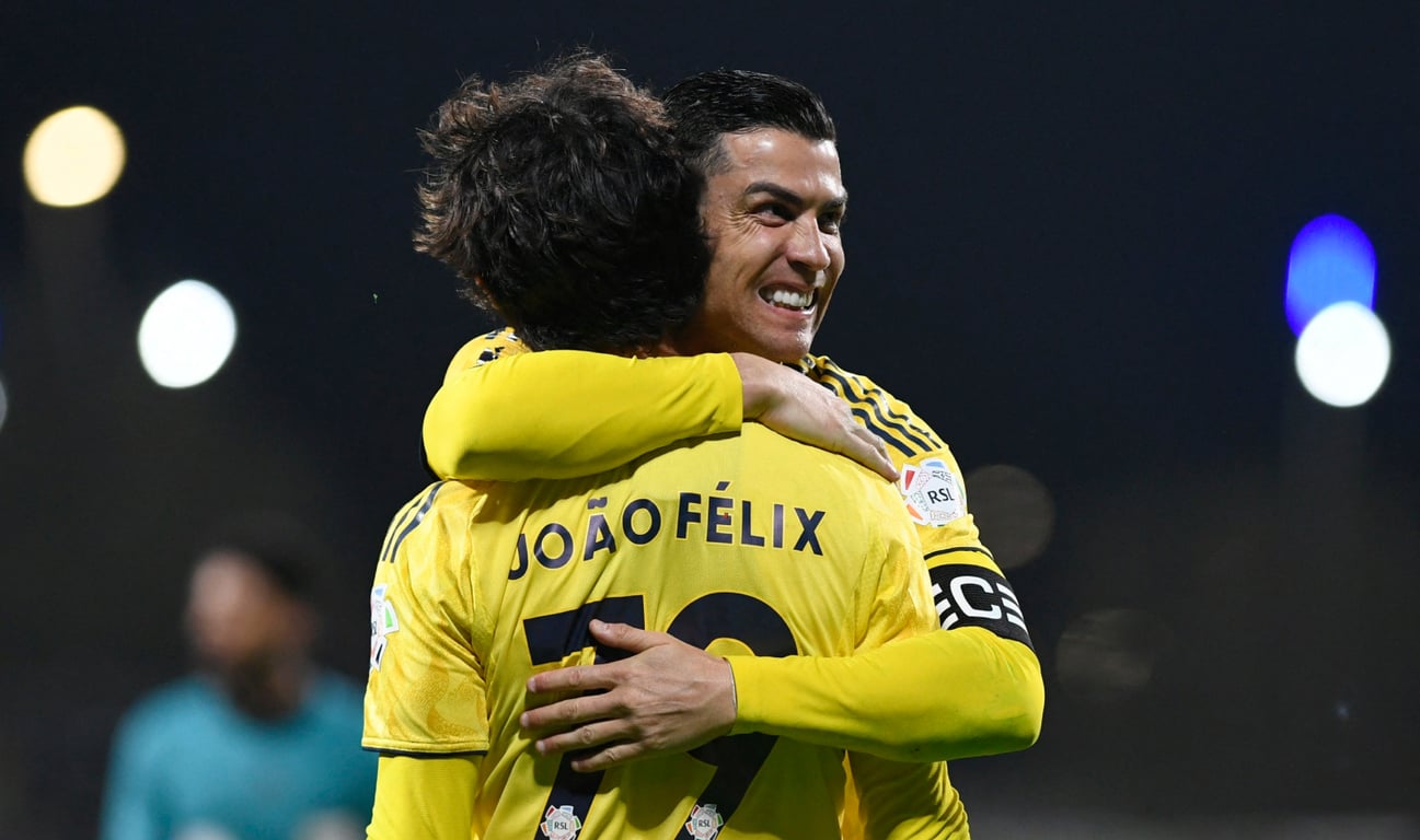 Криштиану Роналду и Жоау Феликс в составе "Аль-Насра"