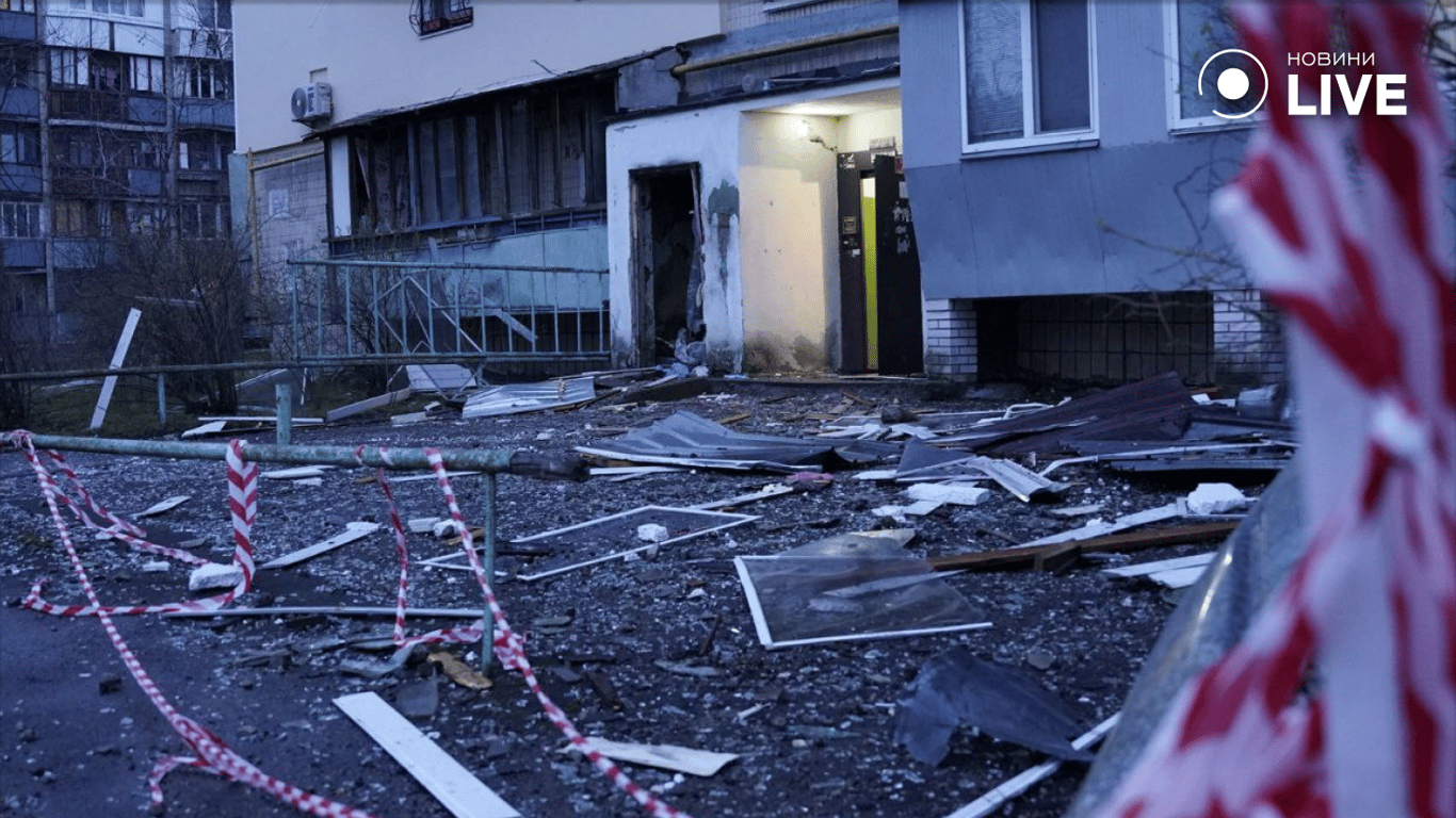 Наслідки обстрілу Києва 23 березня