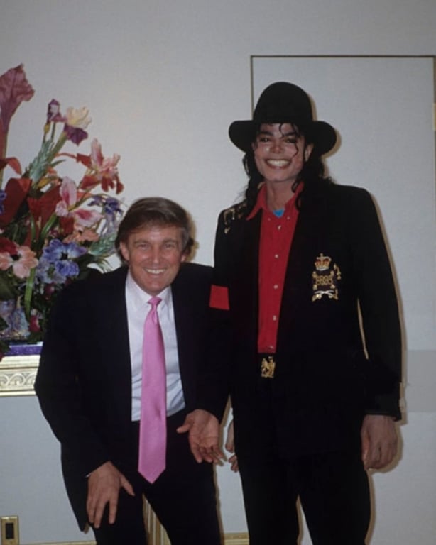 Трамп добре спілкувався із Майклом Джексоном