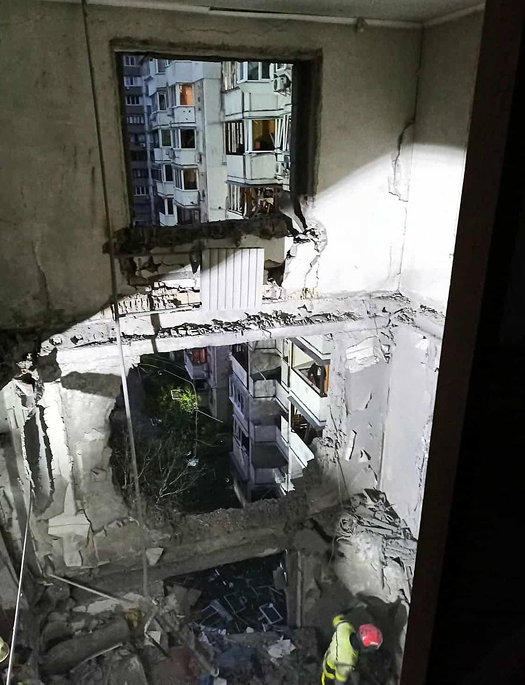 Який вигляд має знищена в Києві квартира після атаки 26 жовтня