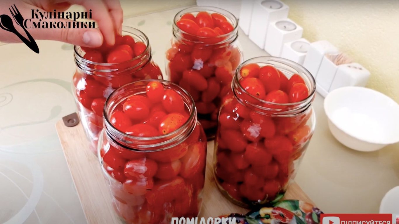 маринованные помидоры на зиму рецепт