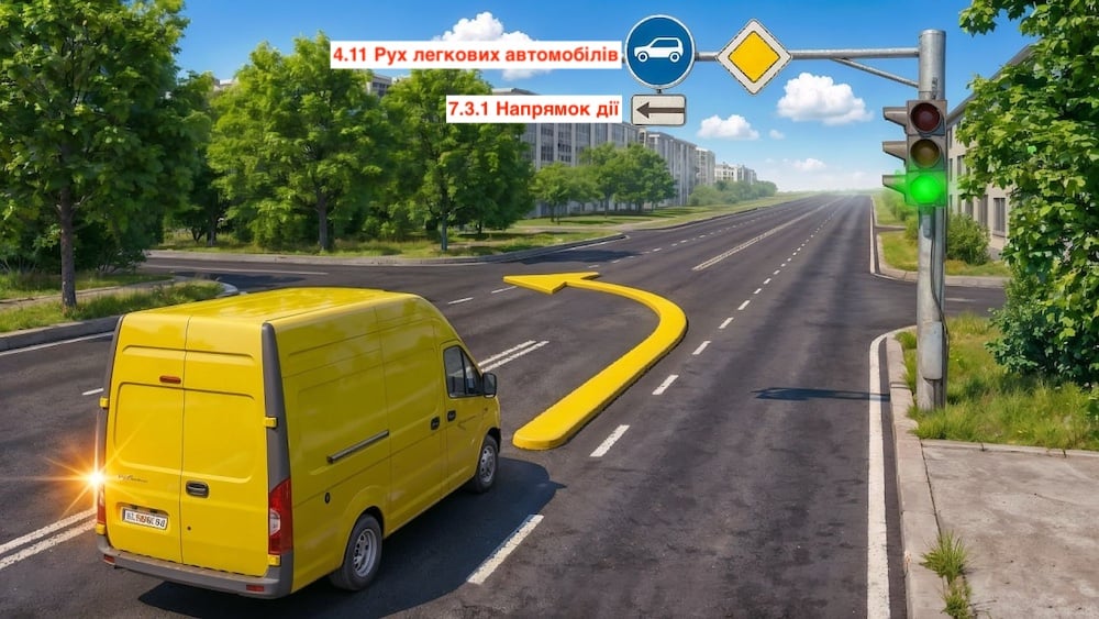 Тест ПДР: чи дозволений проїзд