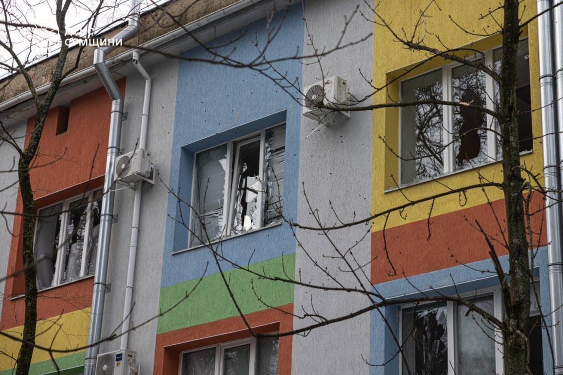 Наслідки обстрілу Сум 15 лютого