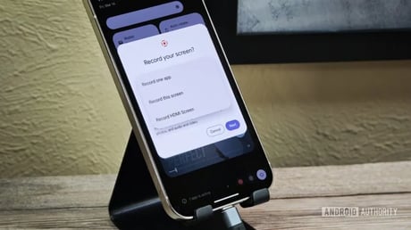Функция записи с внешнего монитора в Android 16