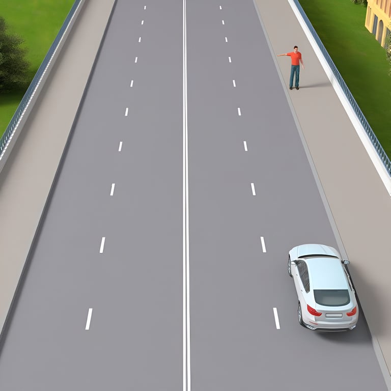 Тест ПДР — чи можна зупинитися на шляхопроводі, щоб підібрати пасажира