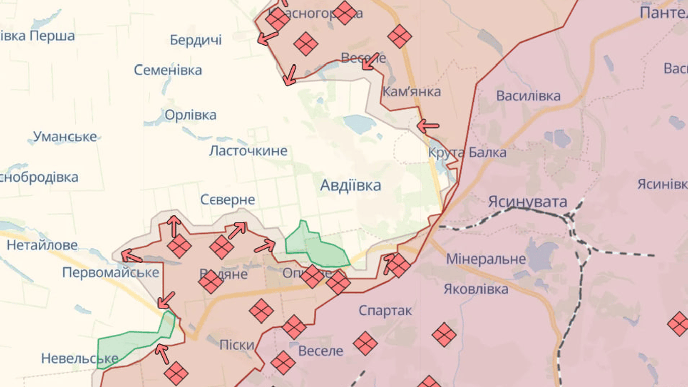 Карта боевых действий в Украине онлайн сегодня, 05.11.2023 — DeepState, Liveuamap, ISW