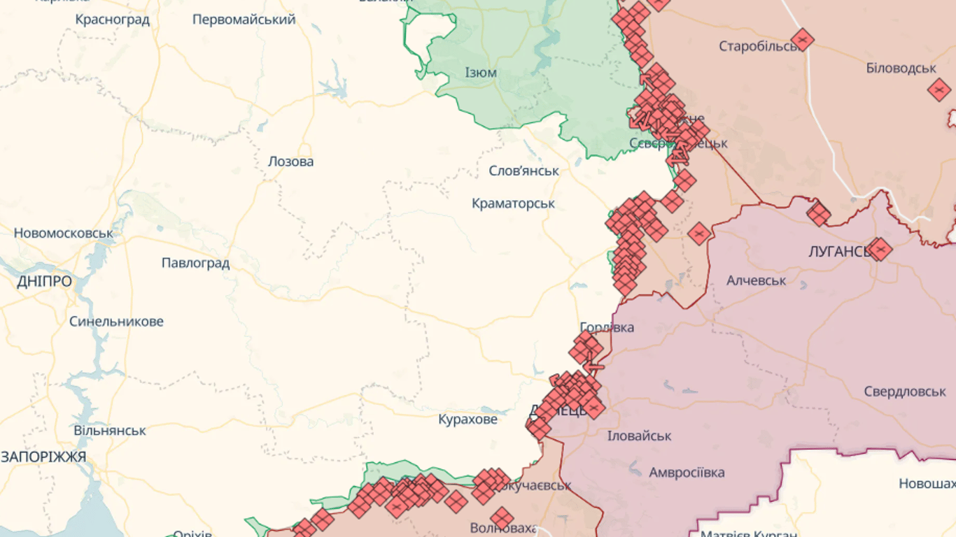 Карта бойових дій в Україні онлайн сьогодні, 01.09.2023: DeepState, Liveuamap, ISW