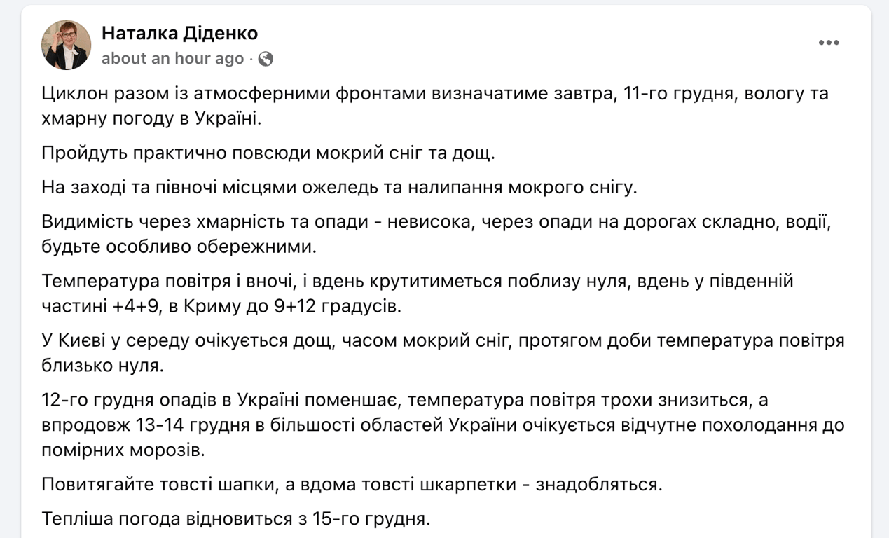 Діденко погода