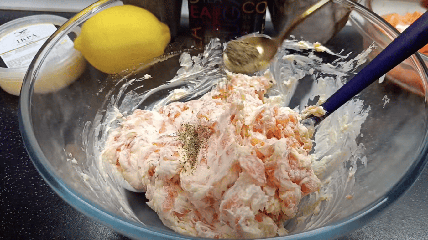 намазка з червоною рибою