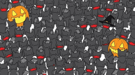 Знайдіть хитрого котика з-поміж кажанів за 15 секунд — загадка для найрозумніших - 285x160