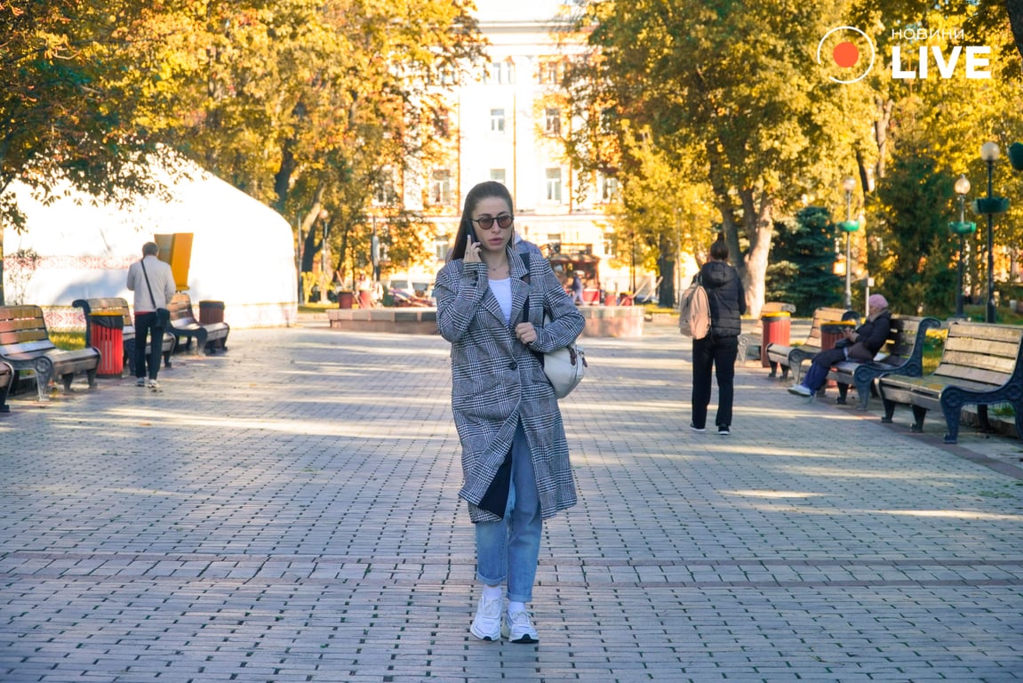 парк шевченка восени