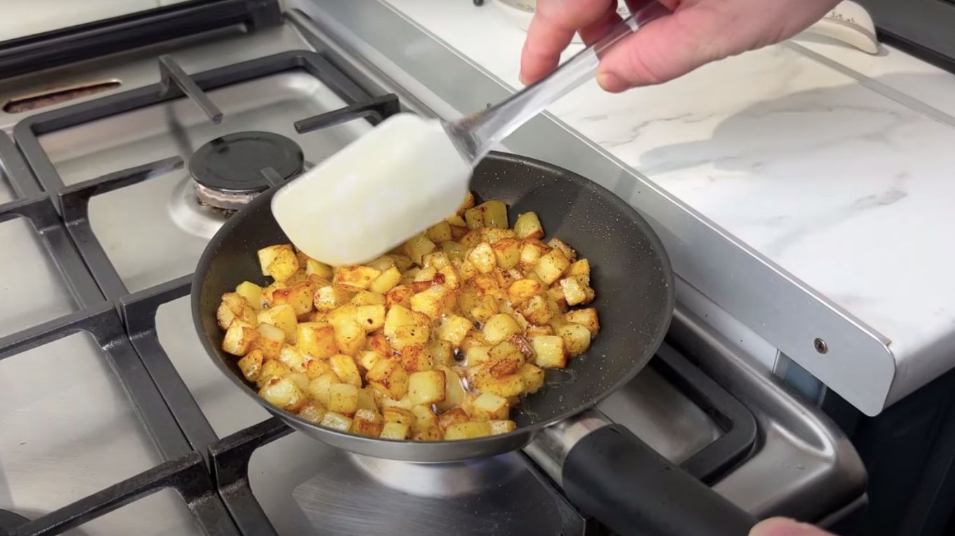 рецепт жареной картошки