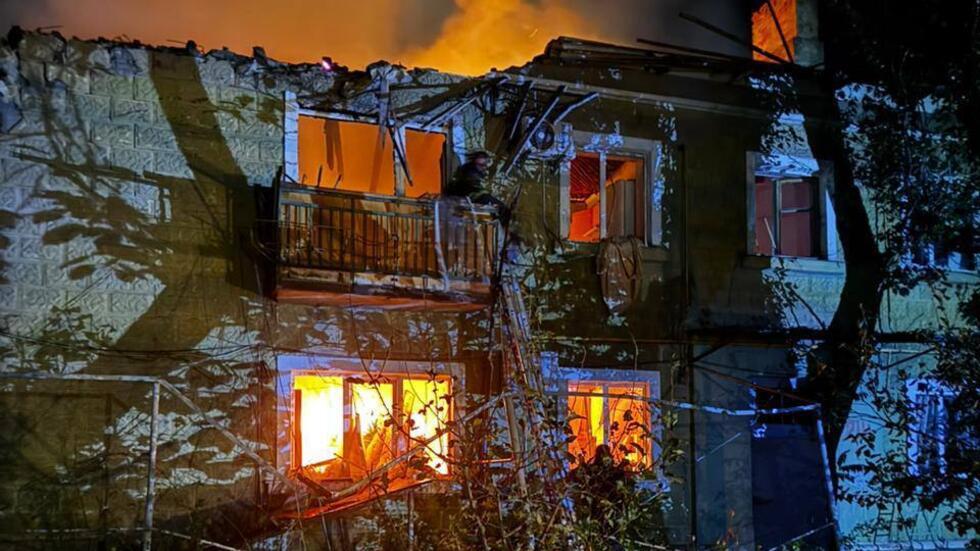 Нічна атака на Ізмаїл 27 вересня. Фото: Олег Кіпер 