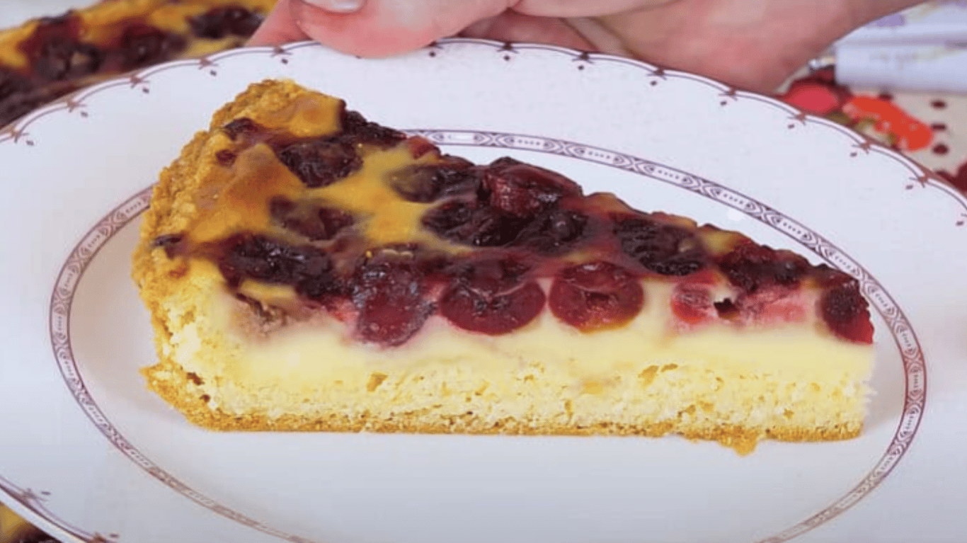 рецепт пирога з вишнями