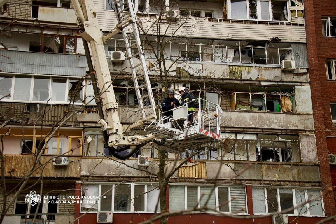 Удар Шахедом по будинку в Дніпрі