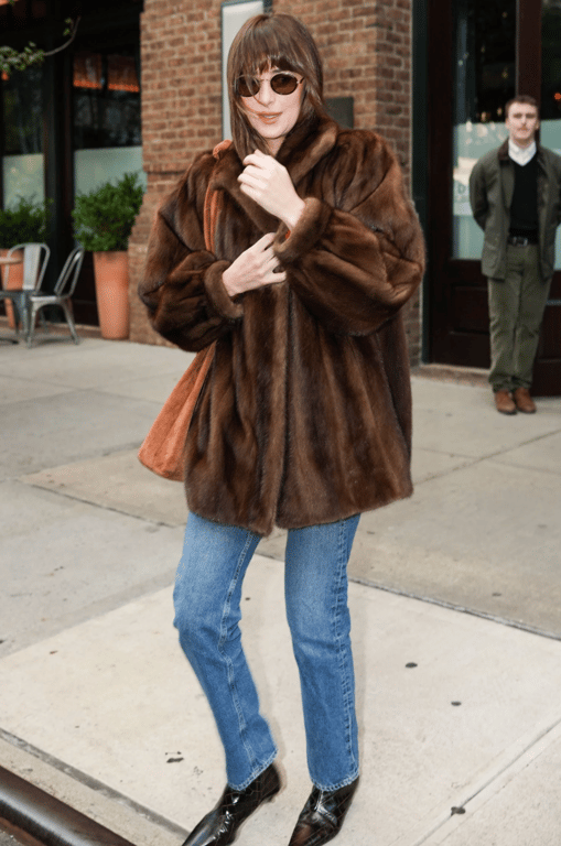 Cigarette jeans are trending now