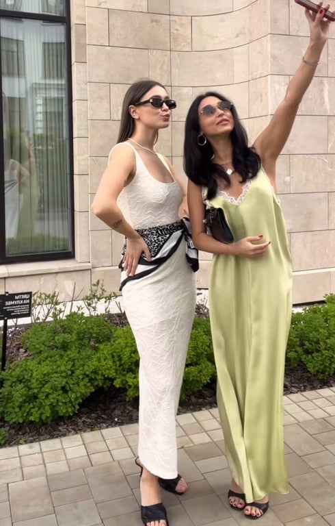 You can wear anything with this dress