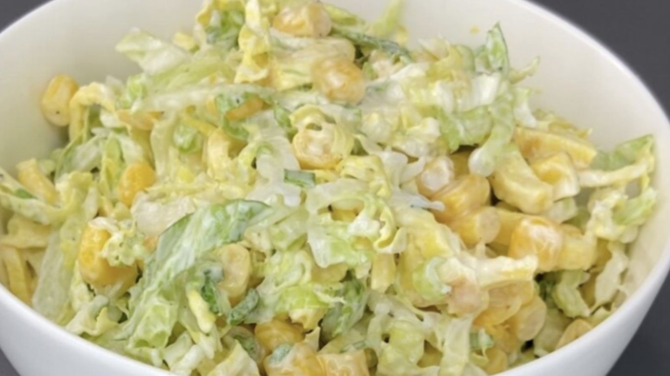 вкусный салат с пекинской капустой