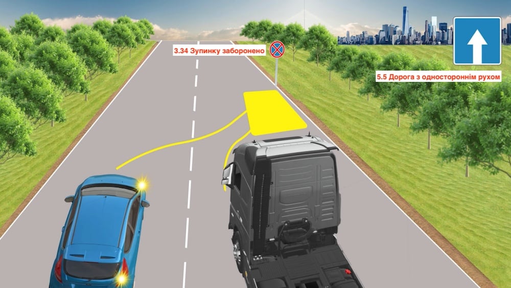 Тест з ПДР: хто з водіїв може припаркуватися?