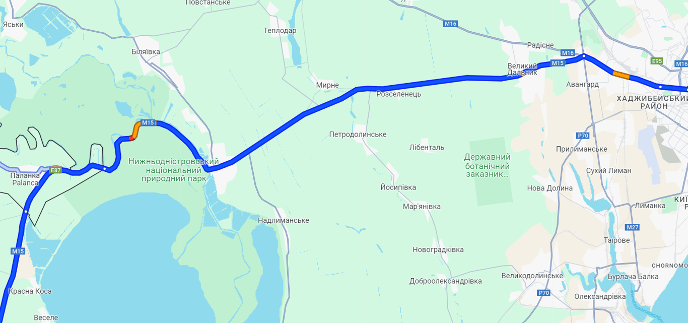 Пробки на Паланку